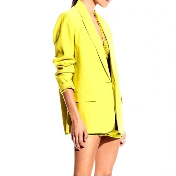 THE SEI Blazer Oversized in Neon Color Size 6 - Picture 3 of 9